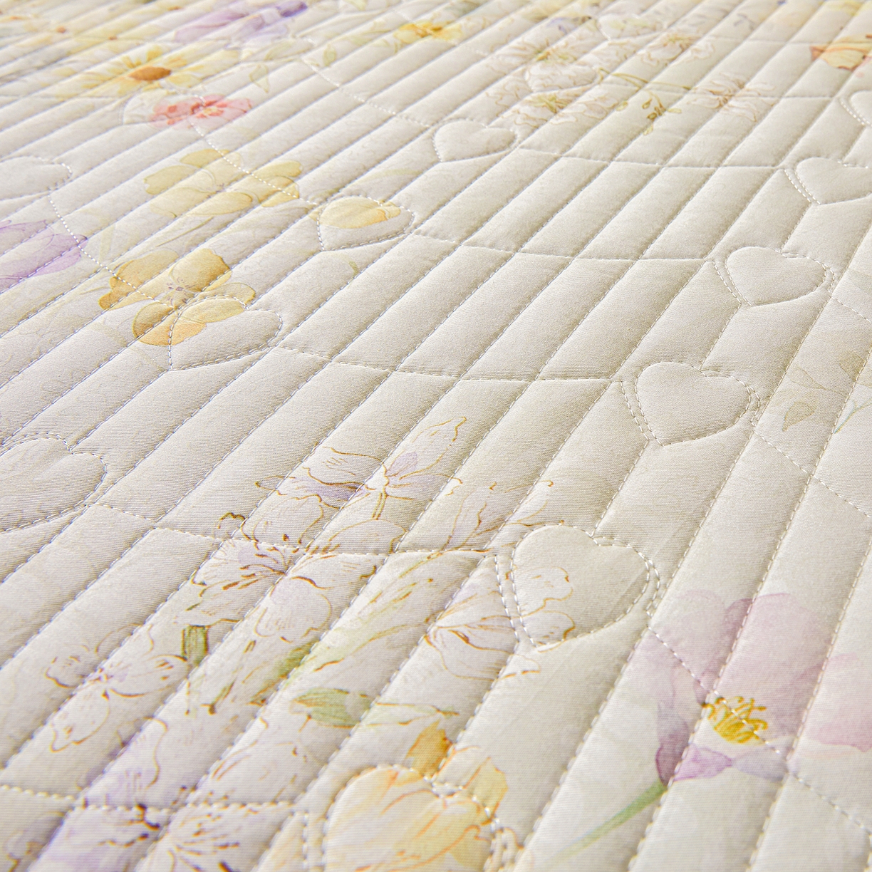 91家纺网 家纺一手货源 找家纺 宜凡家纺 2026新款全棉数码印花床盖②号系列四件套 春旭