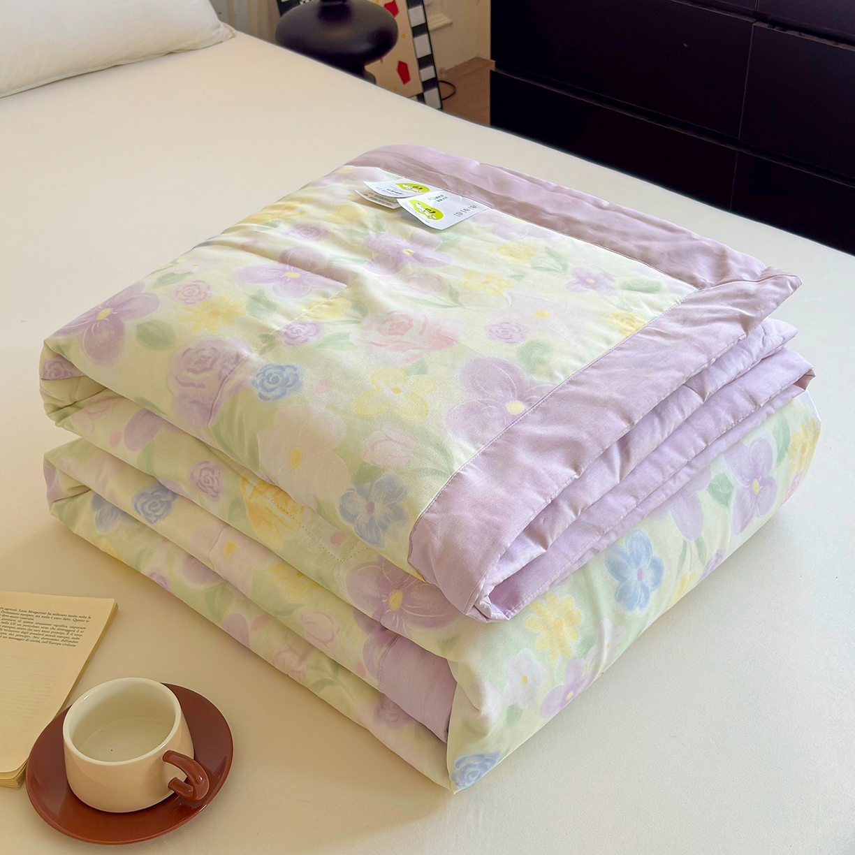 91家纺网 家纺一手货源 找家纺 宜梦家居 （全网最低价）2026新款亲肤新疆棉印花夏被系列 王淑花香