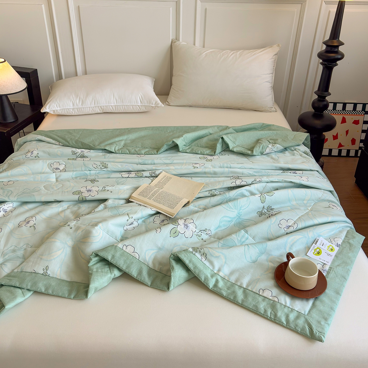 91家纺网 家纺一手货源 找家纺 宜梦家居 （全网最低价）2026新款亲肤新疆棉印花夏被系列 至雅清晰