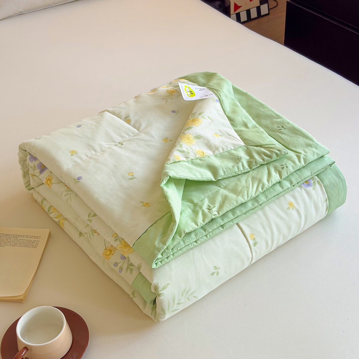 91家纺网 家纺一手货源 找家纺 宜梦家居 （全网最低价）2026新款亲肤新疆棉印花夏被系列 旷野花集