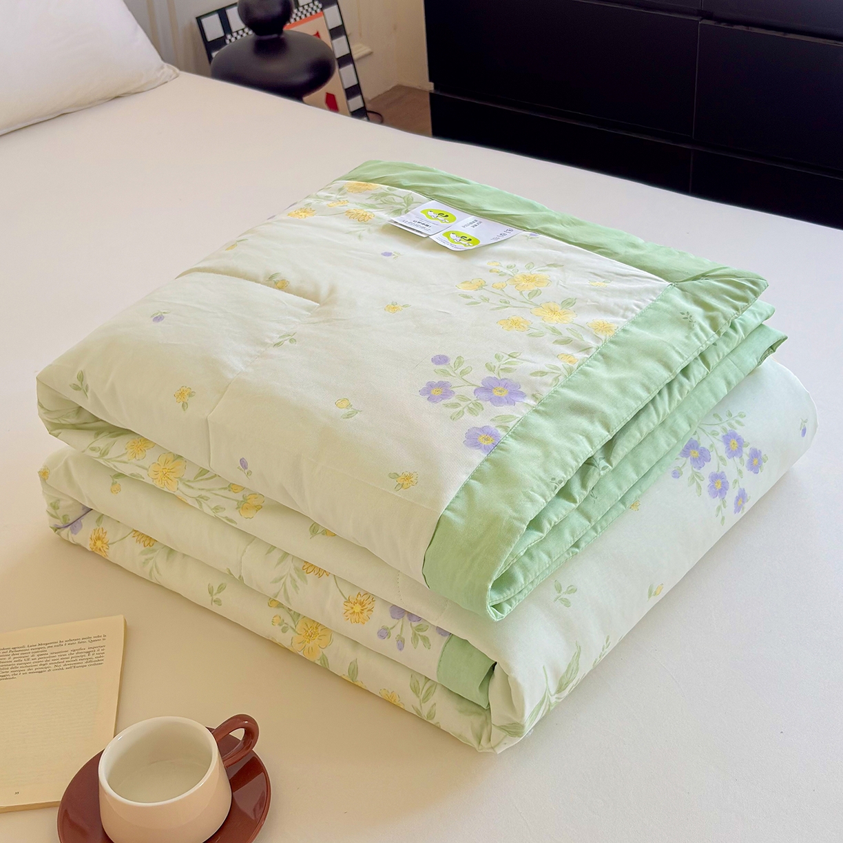 91家纺网 家纺一手货源 找家纺 宜梦家居 （全网最低价）2026新款亲肤新疆棉印花夏被系列 旷野花集