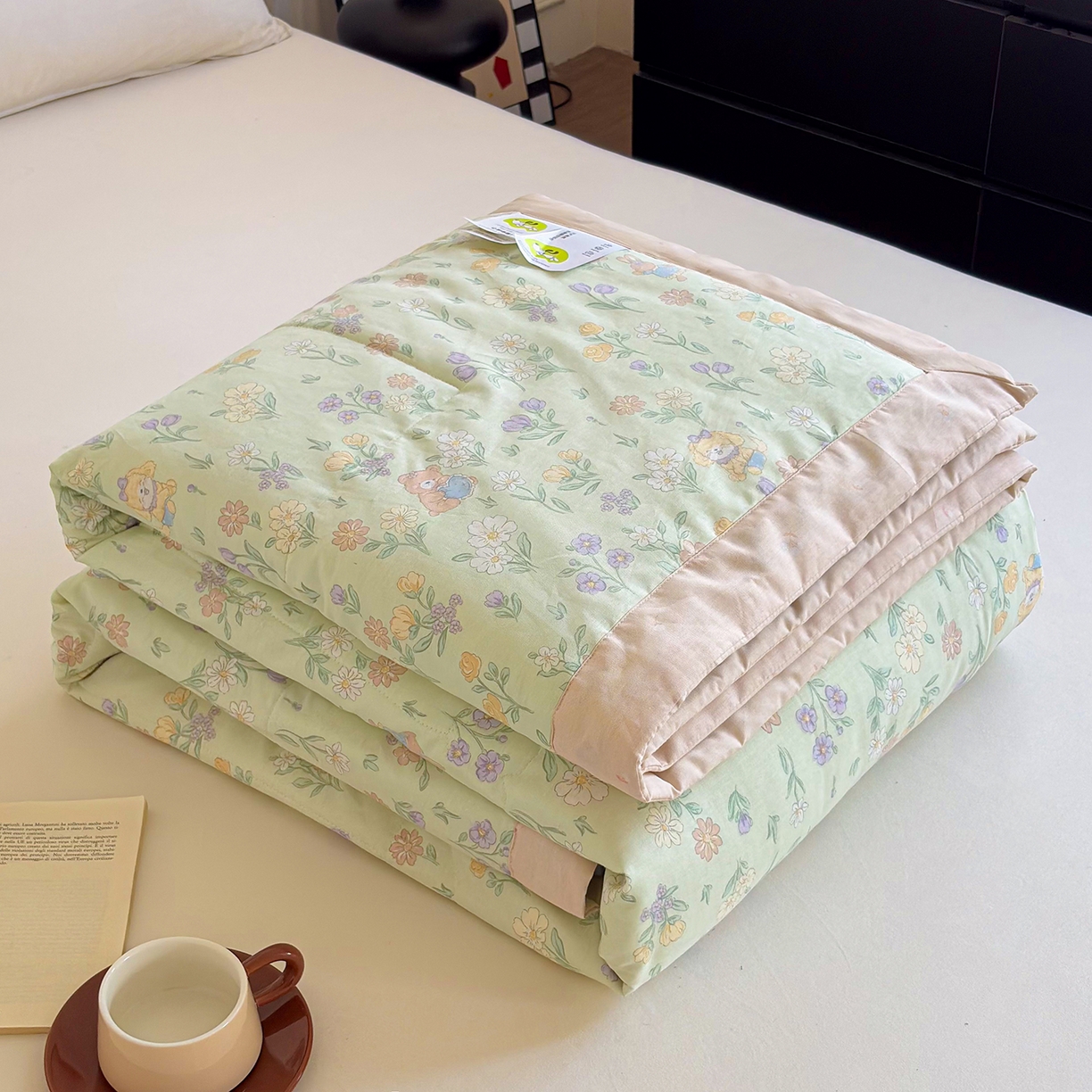 91家纺网 家纺一手货源 找家纺 宜梦家居 （全网最低价）2026新款亲肤新疆棉印花夏被系列 云尚花谷