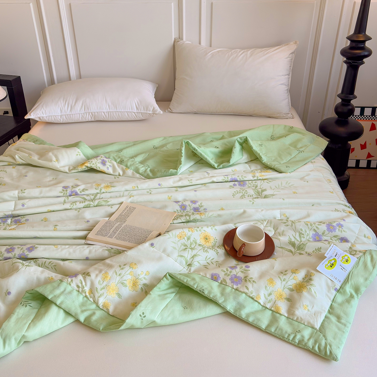 91家纺网 家纺一手货源 找家纺 宜梦家居 （全网最低价）2026新款亲肤新疆棉印花夏被系列 旷野花集