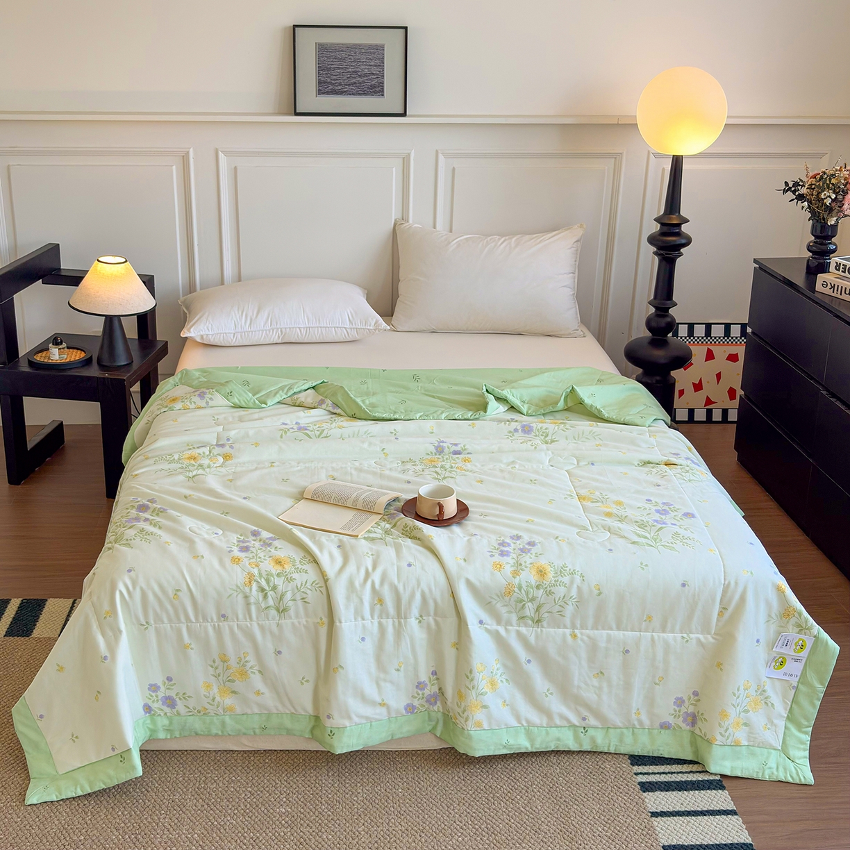 91家纺网 家纺一手货源 找家纺 宜梦家居 （全网最低价）2026新款亲肤新疆棉印花夏被系列 旷野花集