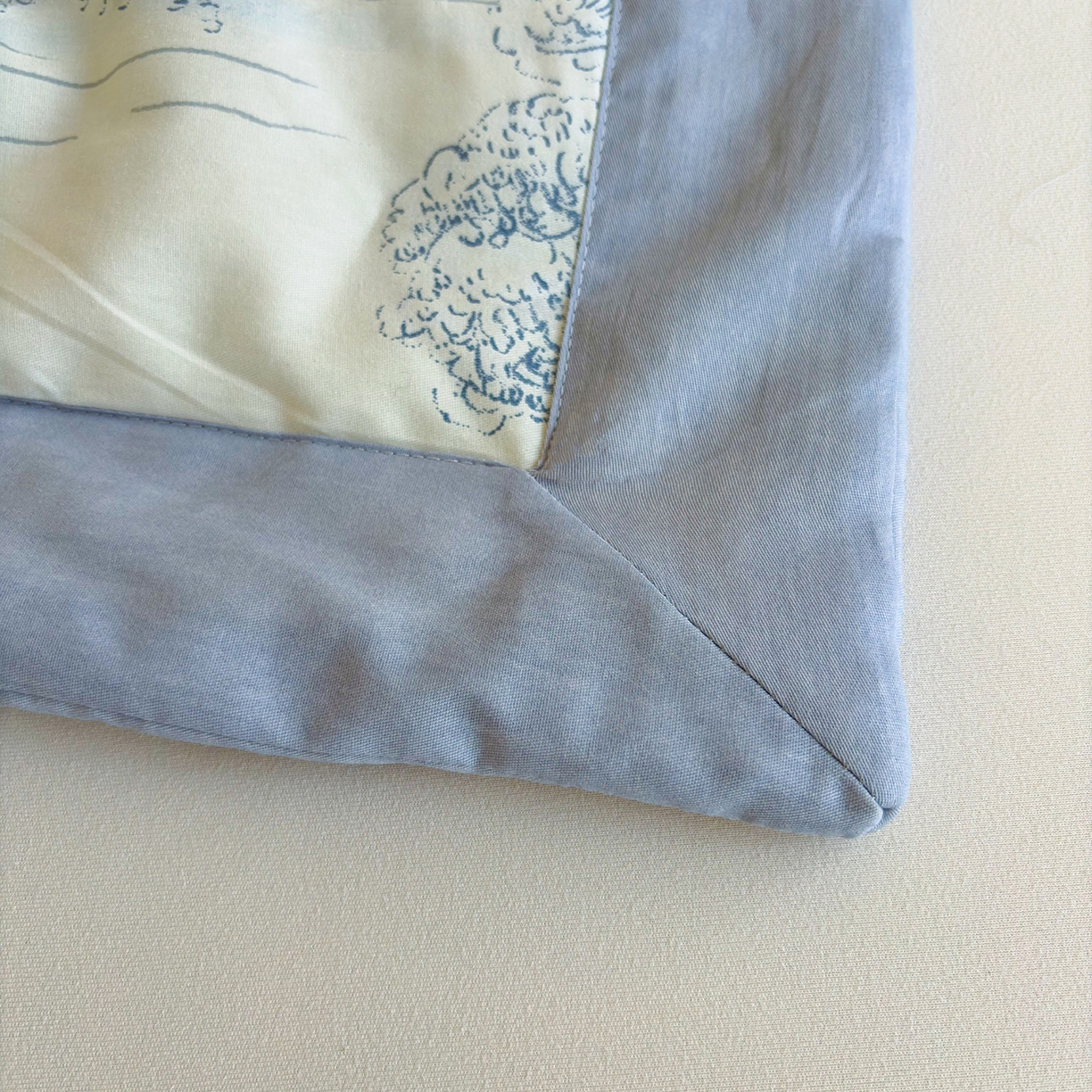 91家纺网 家纺一手货源 找家纺 宜梦家居 （全网最低价）2026新款亲肤新疆棉印花夏被系列 北海树影