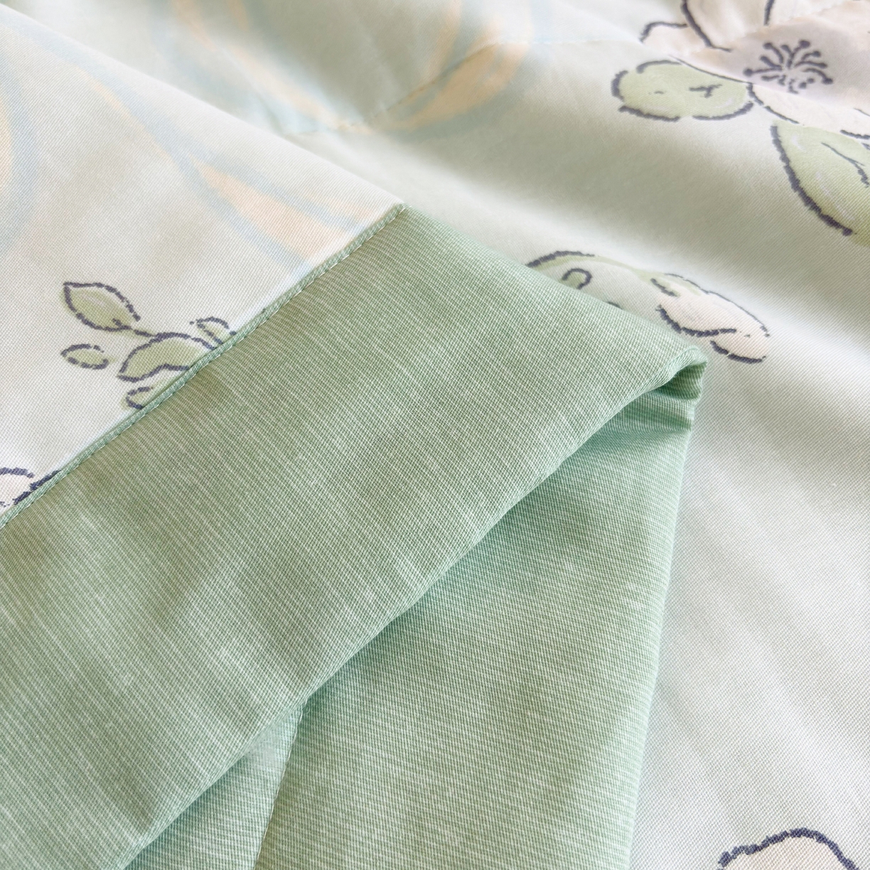 91家纺网 家纺一手货源 找家纺 宜梦家居 （全网最低价）2026新款亲肤新疆棉印花夏被系列 至雅清晰