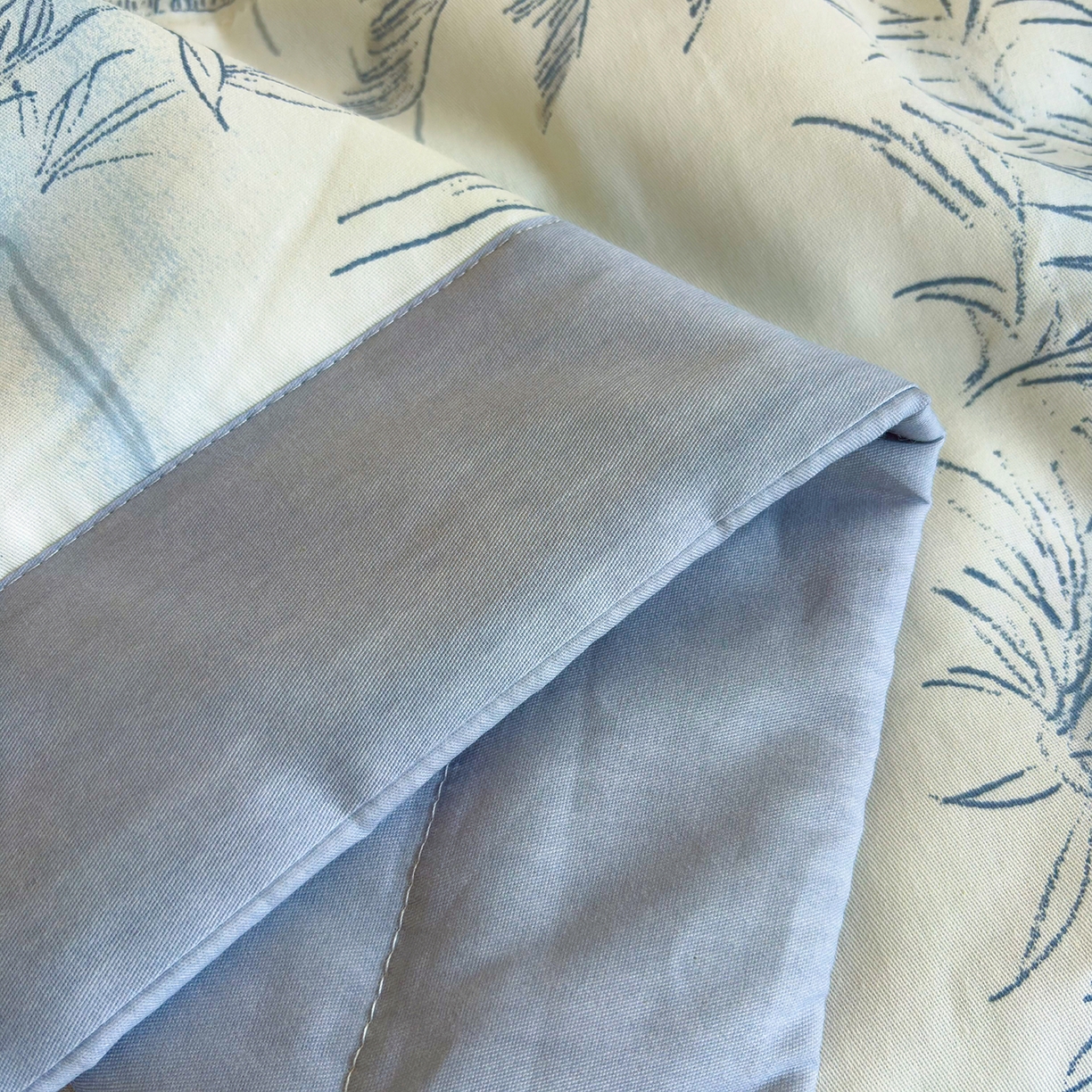 91家纺网 家纺一手货源 找家纺 宜梦家居 （全网最低价）2026新款亲肤新疆棉印花夏被系列 北海树影