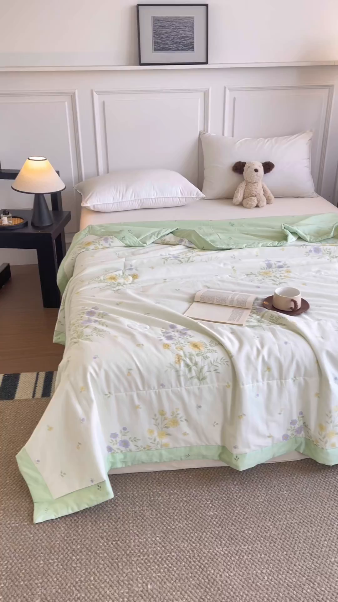 91家纺网 家纺一手货源 找家纺 宜梦家居 （全网最低价）2026新款亲肤新疆棉印花夏被系列 旷野花集