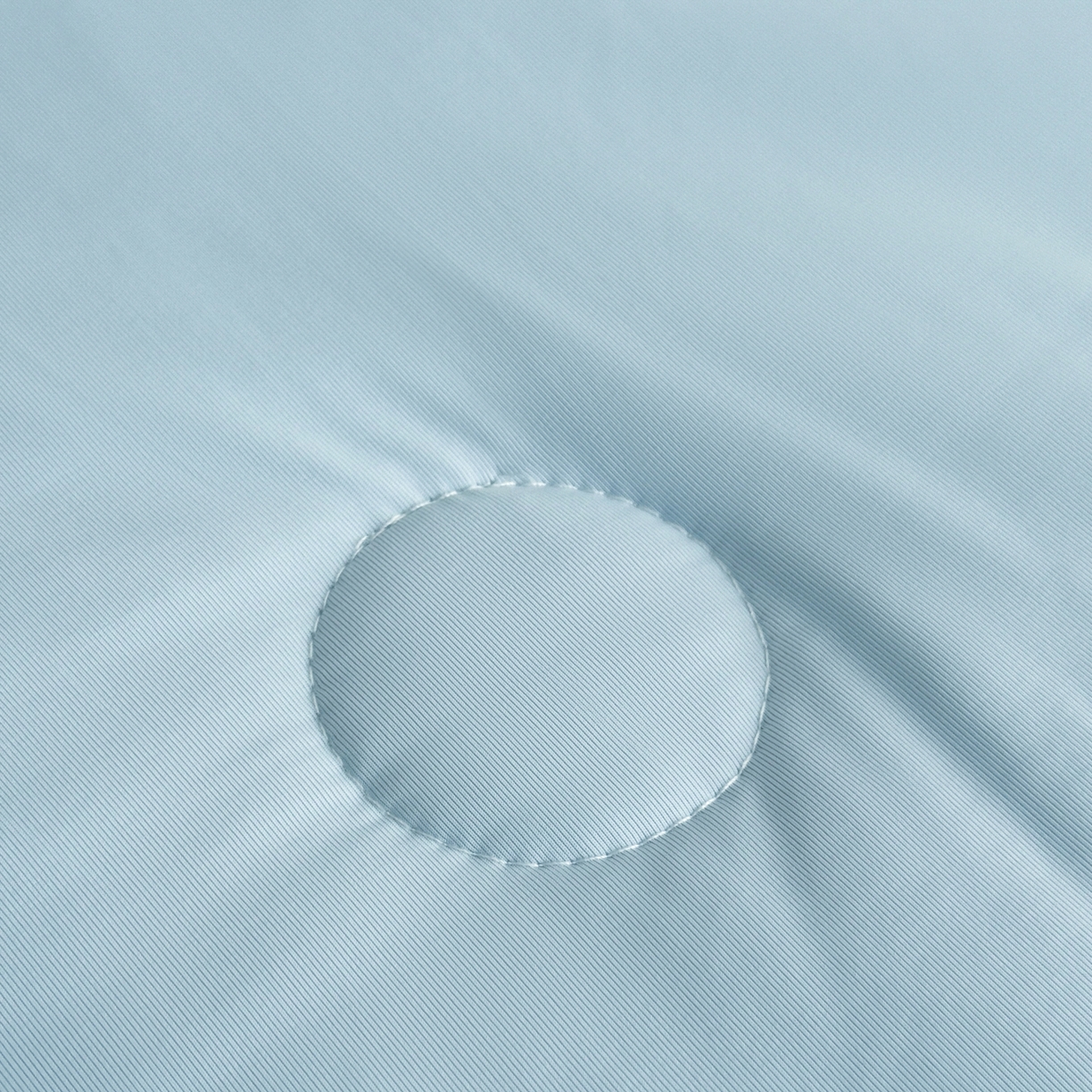 91家纺网 家纺一手货源 找家纺 欧邦 2026新款PE中分子提花冰豆豆床笠凉席 蜂巢-浅蓝-凉席款