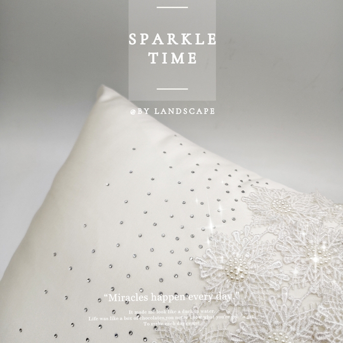 91家纺网 家纺一手货源 找家纺 （总）澜屿 2026新款镶钻立体花朵珍珠抱枕装饰枕腰枕枕芯-花璨