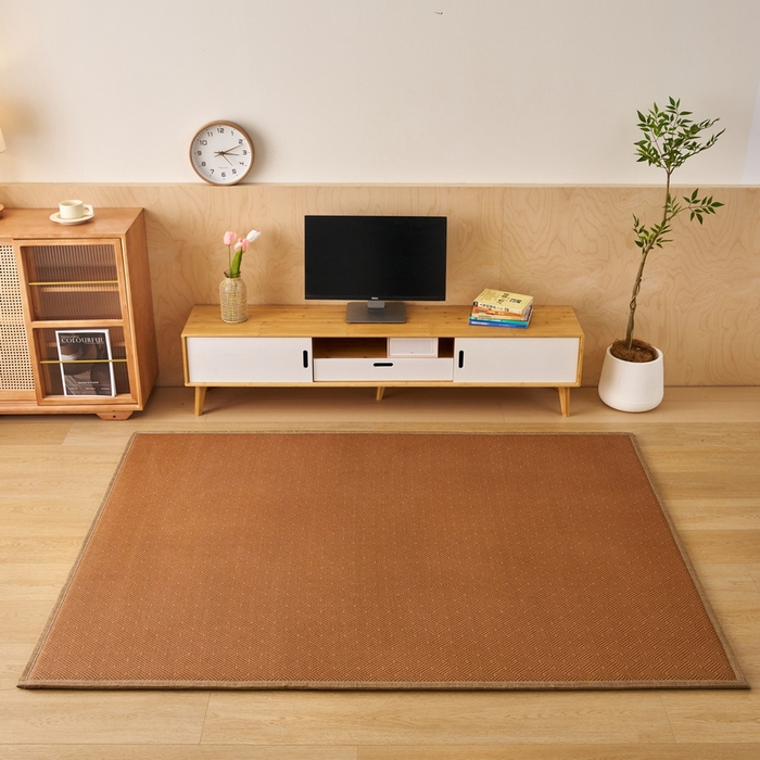 91家纺网 家纺一手货源 找家纺 畅畅家纺 2026新款多功能亲肤舒适凉感冰藤床垫藤席地垫-厚度1.5cm 经典方格