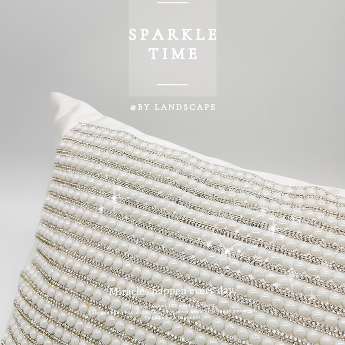 91家纺网 家纺一手货源 找家纺 （总）澜屿 2026新款满版珍珠镶钻抱枕装饰枕腰枕枕芯-琉光