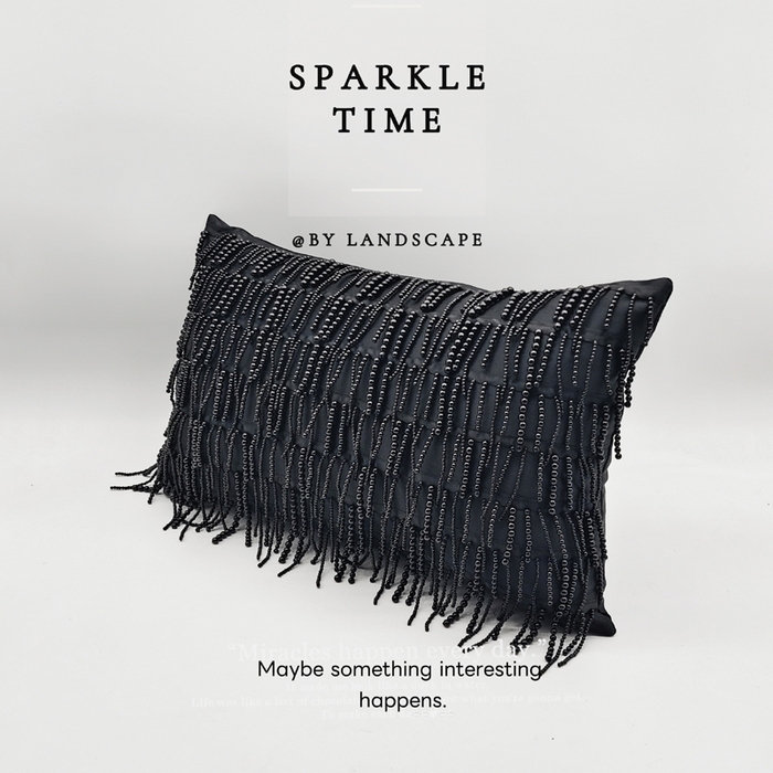 91家纺网 家纺一手货源 找家纺 （总）澜屿 2026新款珍珠满版贵妇抱枕装饰枕腰枕枕芯-微光