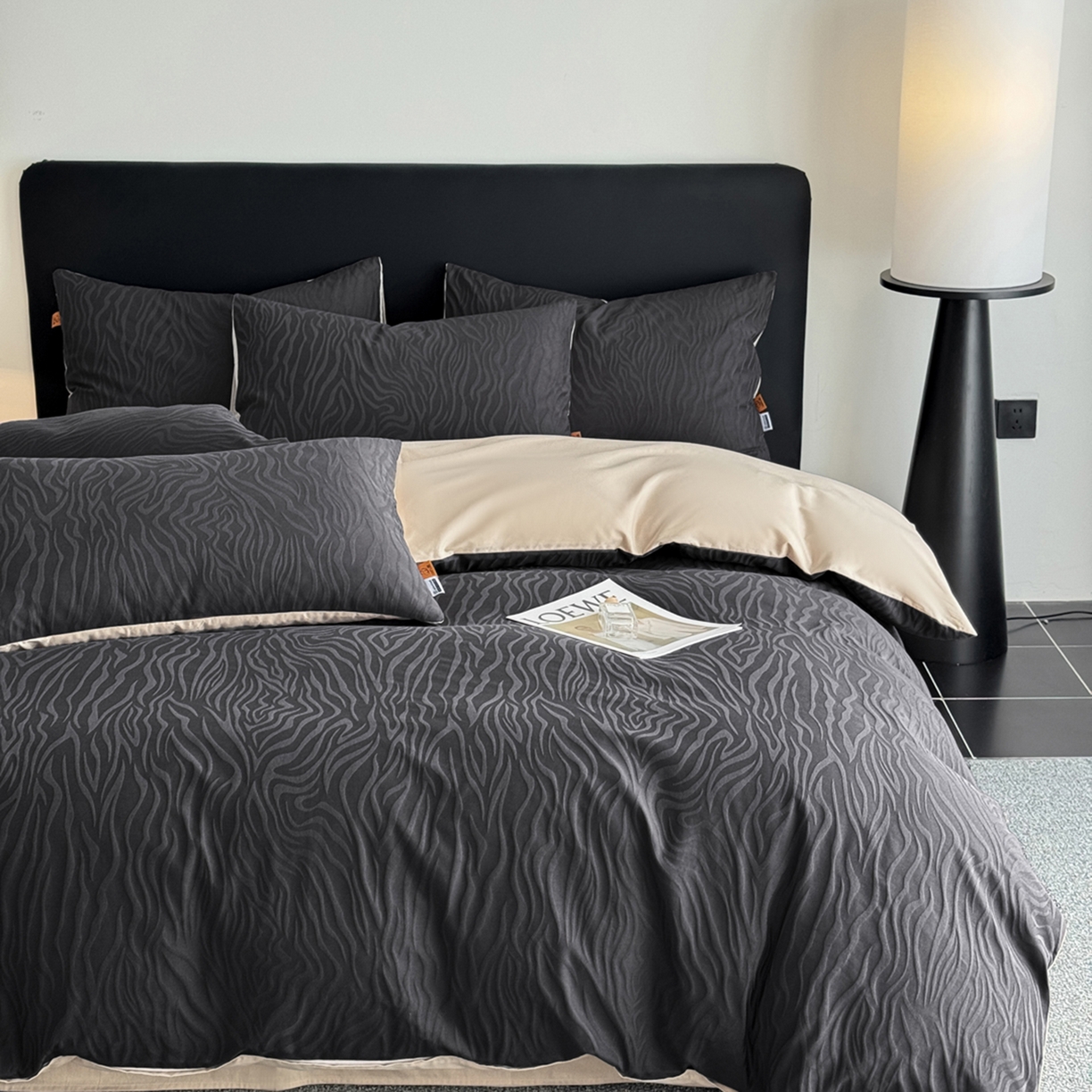 91家纺网 家纺一手货源 找家纺 （总）女子家纺 2026新款40支全棉提花四件套--彩绘系列