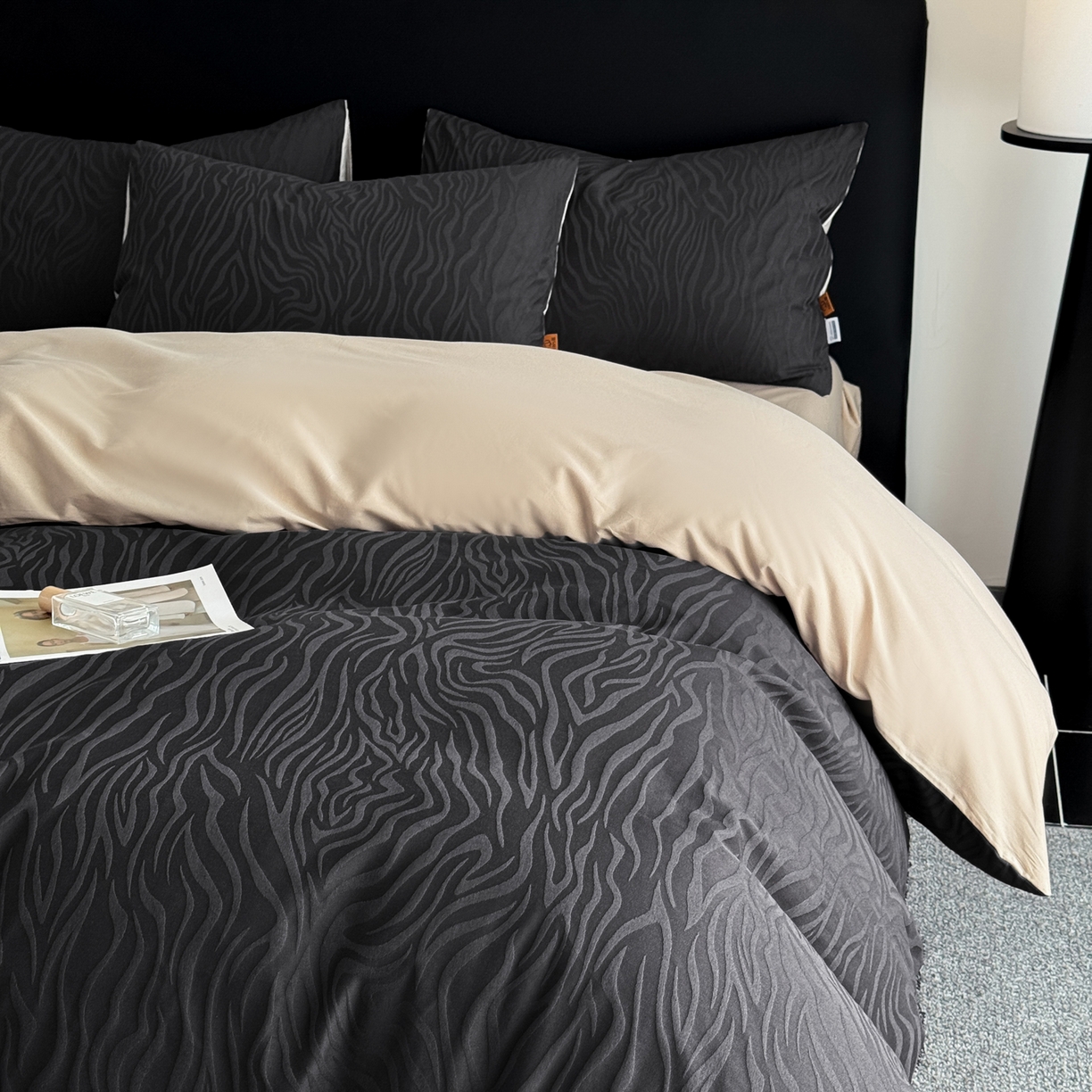 91家纺网 家纺一手货源 找家纺 （总）女子家纺 2026新款40支全棉提花四件套--彩绘系列