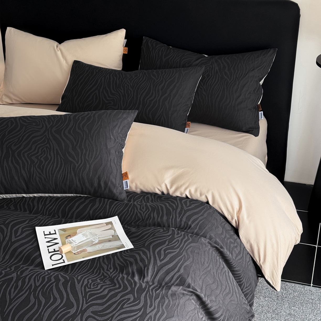 91家纺网 家纺一手货源 找家纺 （总）女子家纺 2026新款40支全棉提花四件套--彩绘系列