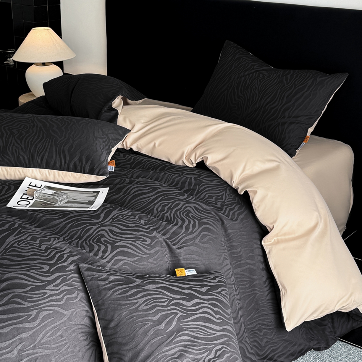 91家纺网 家纺一手货源 找家纺 （总）女子家纺 2026新款40支全棉提花四件套--彩绘系列