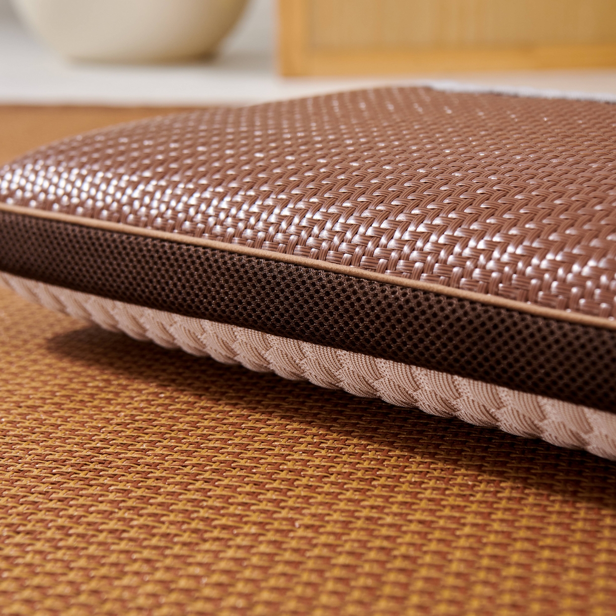 91家纺网 家纺一手货源 找家纺 （总）永旺家纺 2026新款凉感PE藤记忆枕枕头枕芯