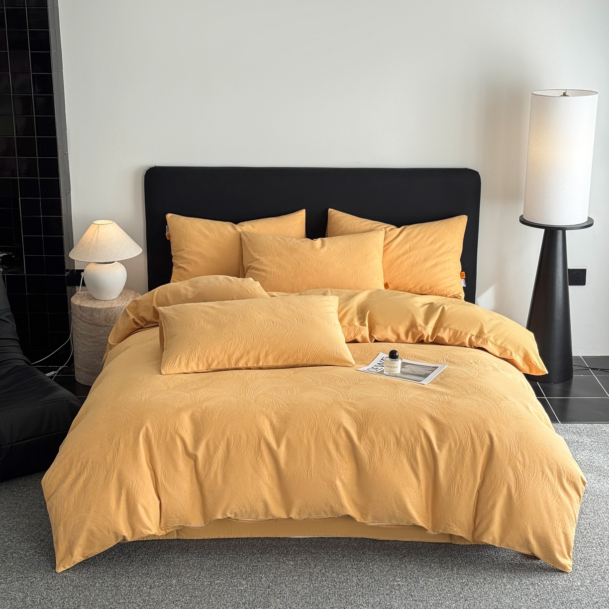 91家纺网 家纺一手货源 找家纺 （总）女子家纺 2026新款40支全棉提花四件套--彩绘系列