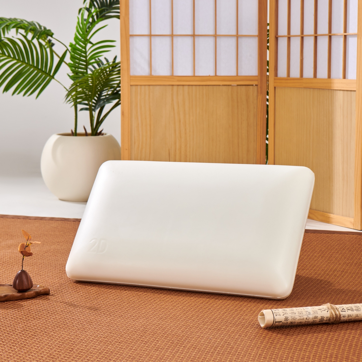 91家纺网 家纺一手货源 找家纺 永旺家纺 2026新款凉感PE藤记忆枕枕头枕芯 PE藤枕-深灰