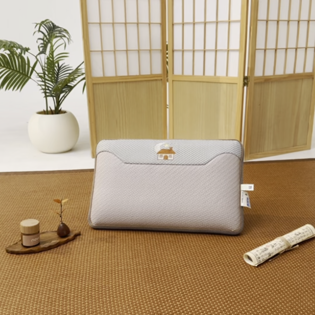 91家纺网 家纺一手货源 找家纺 永旺家纺 2026新款凉感PE藤记忆枕枕头枕芯 PE藤枕-浅灰