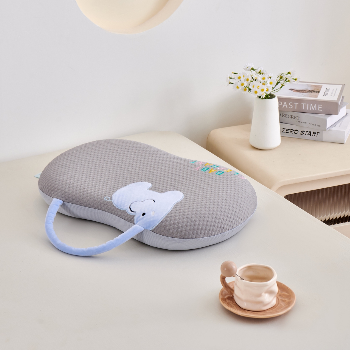 91家纺网 家纺一手货源 找家纺 永旺家纺 2026新款大象记忆枕枕头枕芯 大象记忆枕-灰