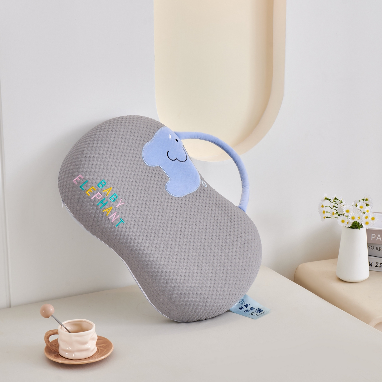 91家纺网 家纺一手货源 找家纺 永旺家纺 2026新款大象记忆枕枕头枕芯 大象记忆枕-灰