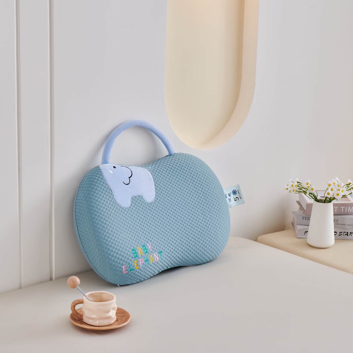 91家纺网 家纺一手货源 找家纺 永旺家纺 2026新款大象记忆枕枕头枕芯 大象记忆枕-蓝