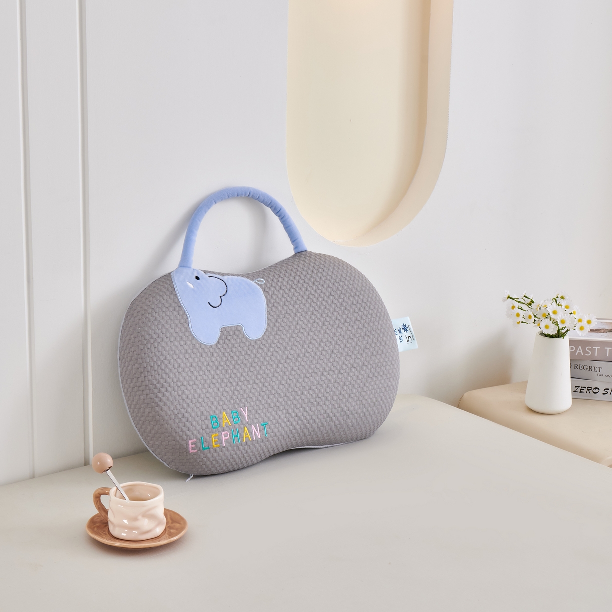 91家纺网 家纺一手货源 找家纺 永旺家纺 2026新款大象记忆枕枕头枕芯 大象记忆枕-灰