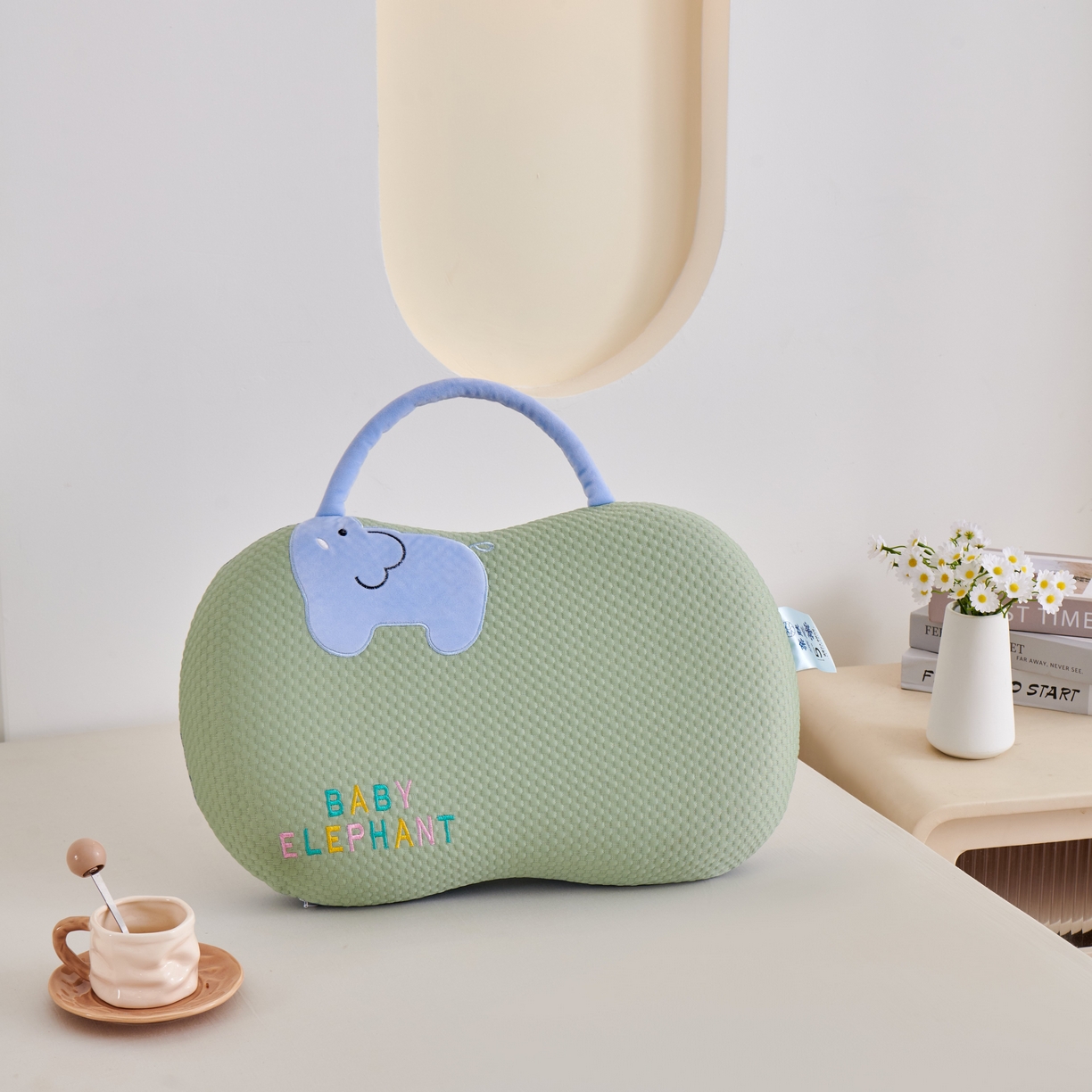 永旺家纺 2026新款大象记忆枕枕头枕芯 大象记忆枕-绿