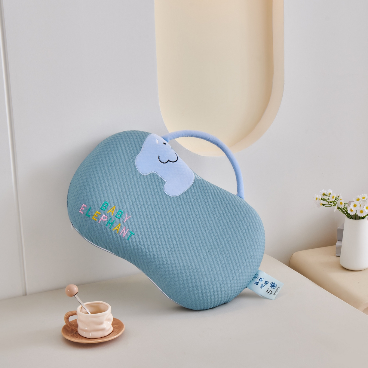 91家纺网 家纺一手货源 找家纺 永旺家纺 2026新款大象记忆枕枕头枕芯 大象记忆枕-蓝