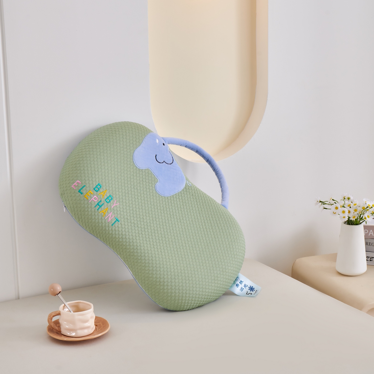 91家纺网 家纺一手货源 找家纺 永旺家纺 2026新款大象记忆枕枕头枕芯 大象记忆枕-绿