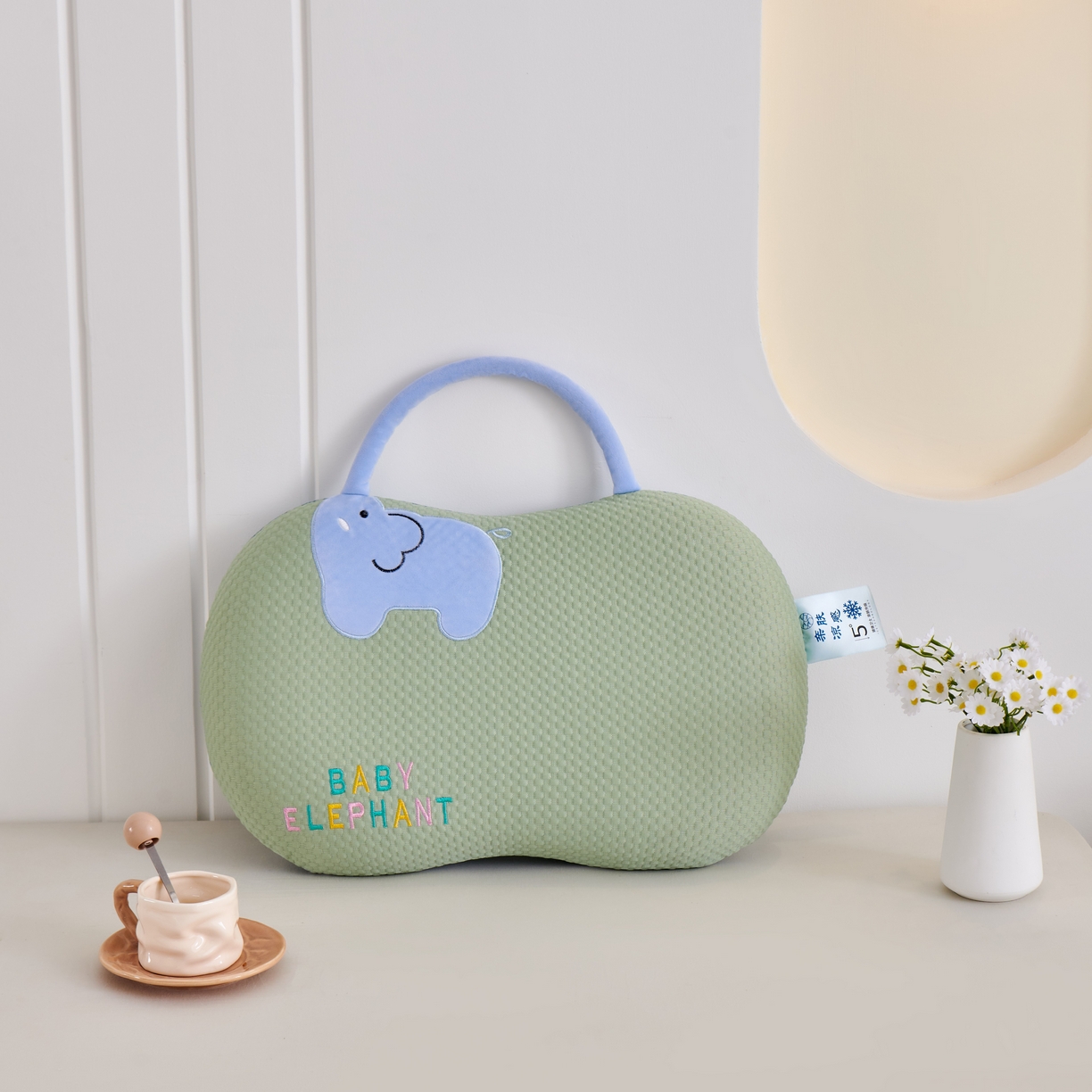 91家纺网 家纺一手货源 找家纺 永旺家纺 2026新款大象记忆枕枕头枕芯 大象记忆枕-绿