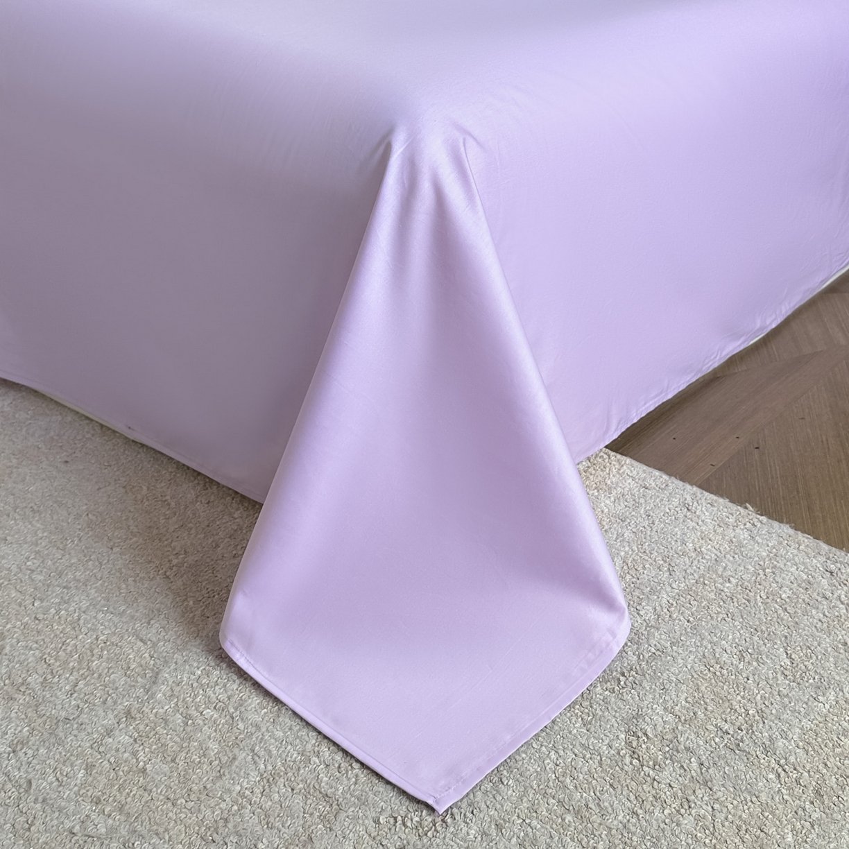 91家纺网 家纺一手货源 找家纺 湘雪家居 2026新款纯棉全棉长绒棉刺绣绣花高端礼盒四件套-蝶恋系列 舞蝶-淡紫