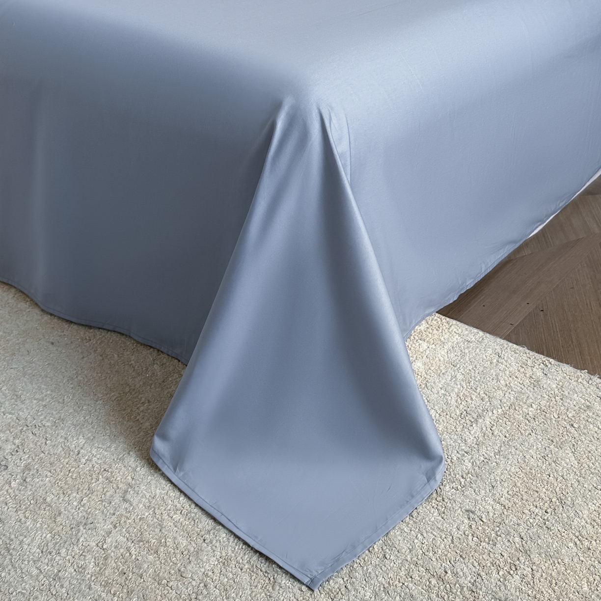 91家纺网 家纺一手货源 找家纺 湘雪家居 2026新款纯棉全棉长绒棉刺绣绣花高端礼盒四件套-蝶恋系列 舞蝶-海蓝