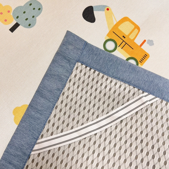 91家纺网 家纺一手货源 找家纺 懒猫家纺 2026新款600D数码印花冰丝凉席系列 汽车小队