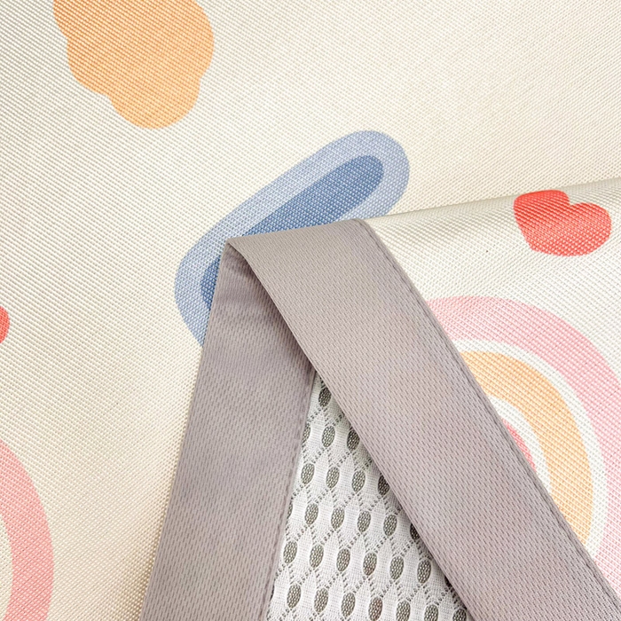 91家纺网 家纺一手货源 找家纺 懒猫家纺 2026新款600D数码印花冰丝凉席系列 舞动小狗