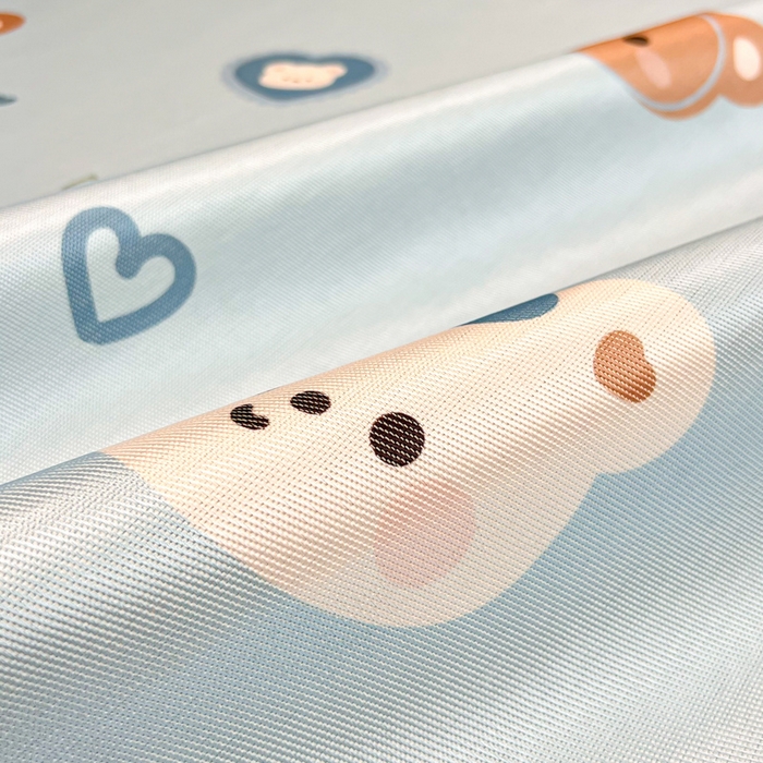 91家纺网 家纺一手货源 找家纺 懒猫家纺 2026新款600D数码印花冰丝凉席系列 熊熊甜品