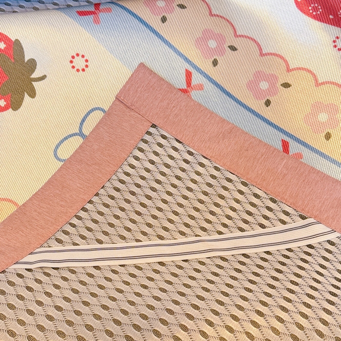 91家纺网 家纺一手货源 找家纺 懒猫家纺 2026新款600D数码印花冰丝凉席系列 小甜心