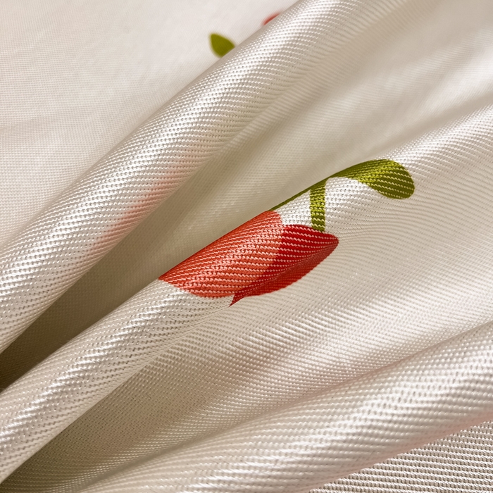 91家纺网 家纺一手货源 找家纺 懒猫家纺 2026新款600D数码印花冰丝凉席系列 小樱桃