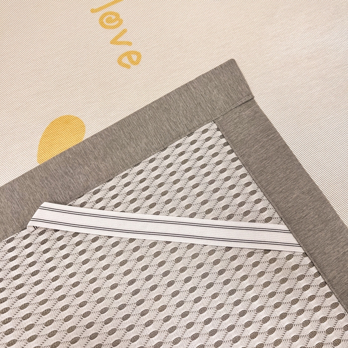 91家纺网 家纺一手货源 找家纺 懒猫家纺 2026新款600D数码印花冰丝凉席系列 小云朵