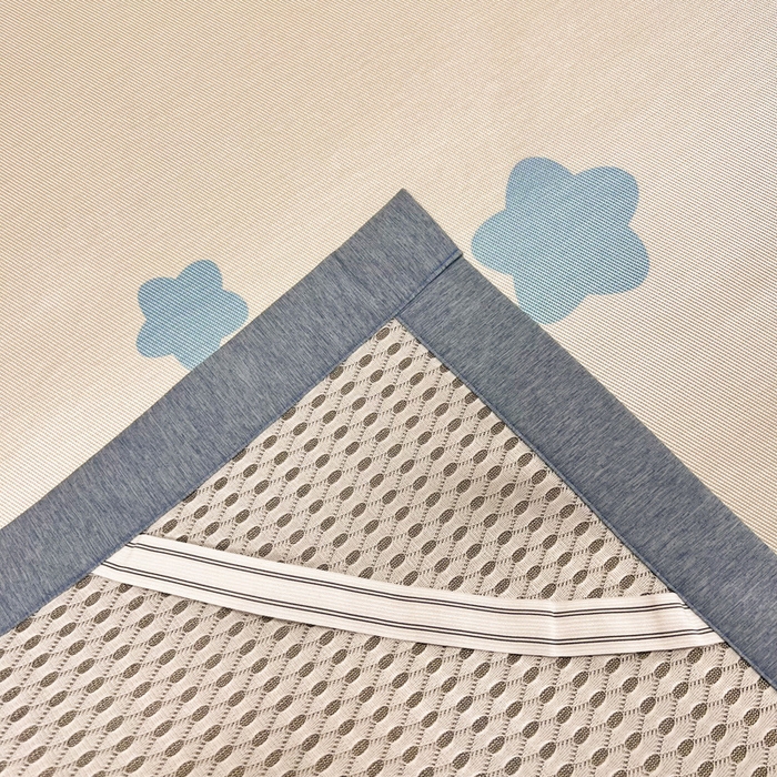 91家纺网 家纺一手货源 找家纺 懒猫家纺 2026新款600D数码印花冰丝凉席系列 星辰