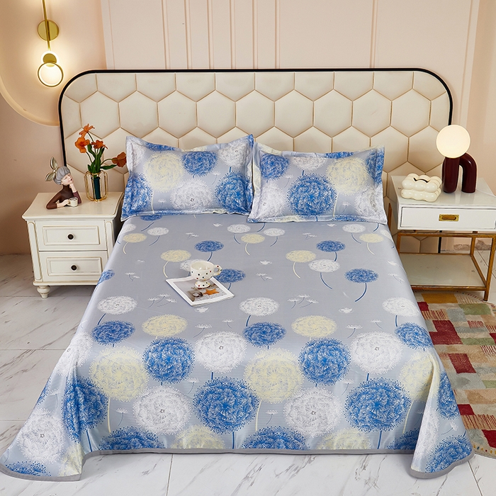 91家纺网 家纺一手货源 找家纺 （总）星窝家纺 2026新款直播电商优选可机洗斜纹提花冰丝凉席三件套