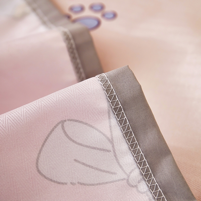 91家纺网 家纺一手货源 找家纺 星窝家纺 2026新款直播电商优选可机洗斜纹提花冰丝凉席三件套 爱多多粉