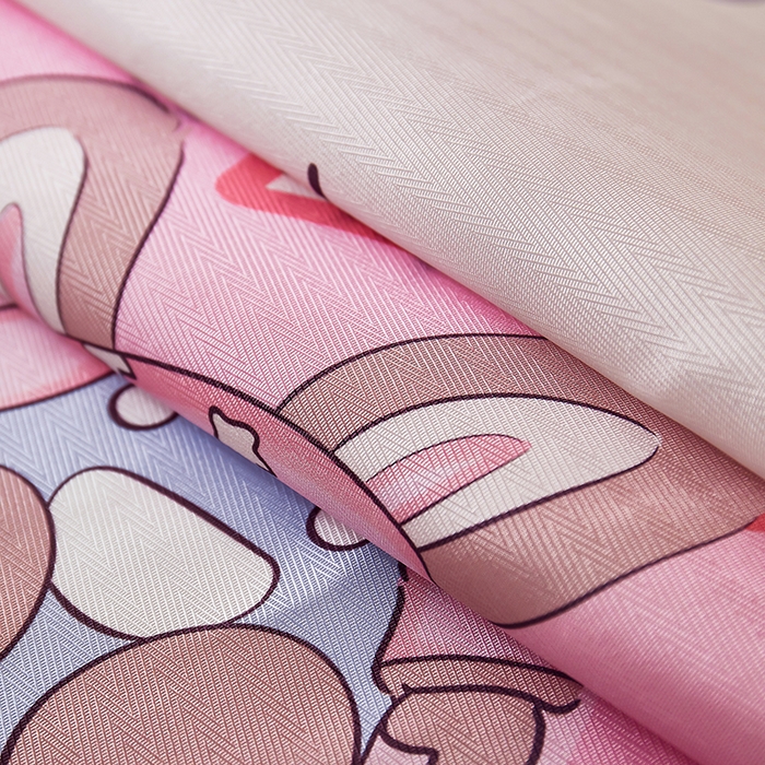 91家纺网 家纺一手货源 找家纺 星窝家纺 2026新款直播电商优选可机洗斜纹提花冰丝凉席三件套 爱多多粉