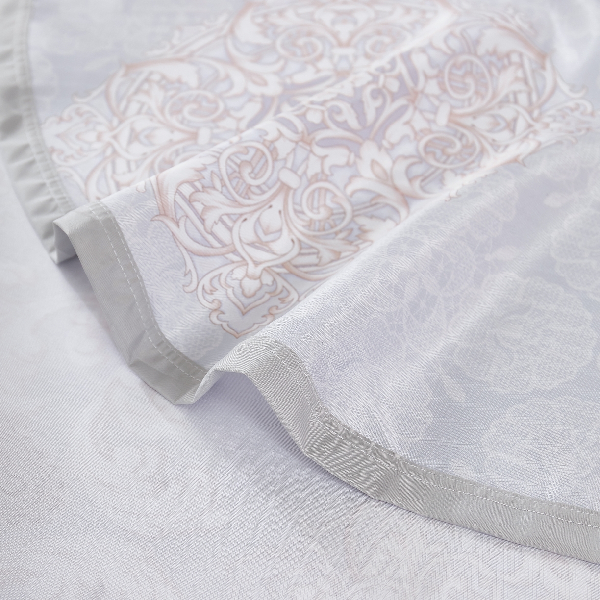 91家纺网 家纺一手货源 找家纺 星窝家纺 2026新款直播电商优选可机洗斜纹提花冰丝凉席三件套 巴黎春天