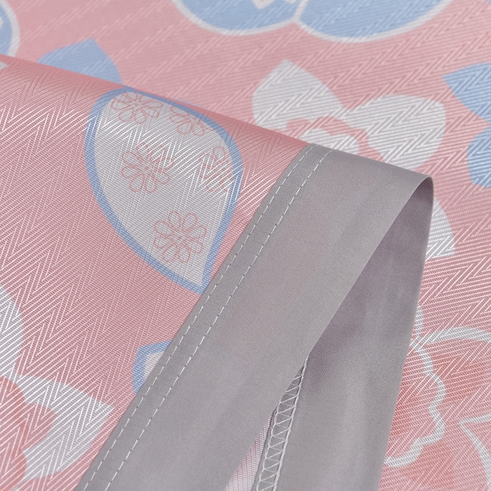 91家纺网 家纺一手货源 找家纺 星窝家纺 2026新款直播电商优选可机洗斜纹提花冰丝凉席三件套 富贵花开