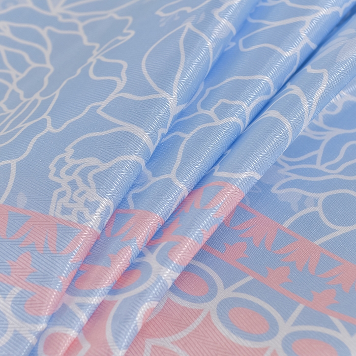 91家纺网 家纺一手货源 找家纺 星窝家纺 2026新款直播电商优选可机洗斜纹提花冰丝凉席三件套 富贵花开