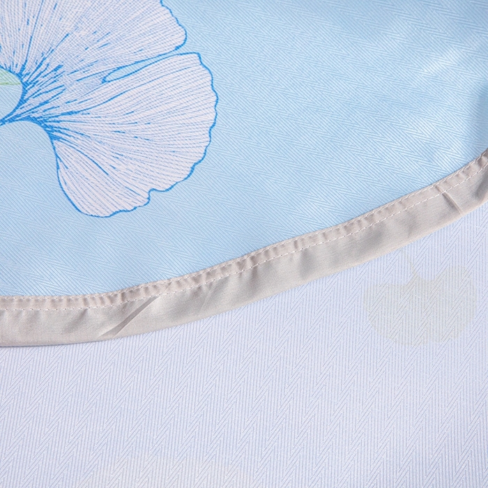 91家纺网 家纺一手货源 找家纺 星窝家纺 2026新款直播电商优选可机洗斜纹提花冰丝凉席三件套 秋韵银杏