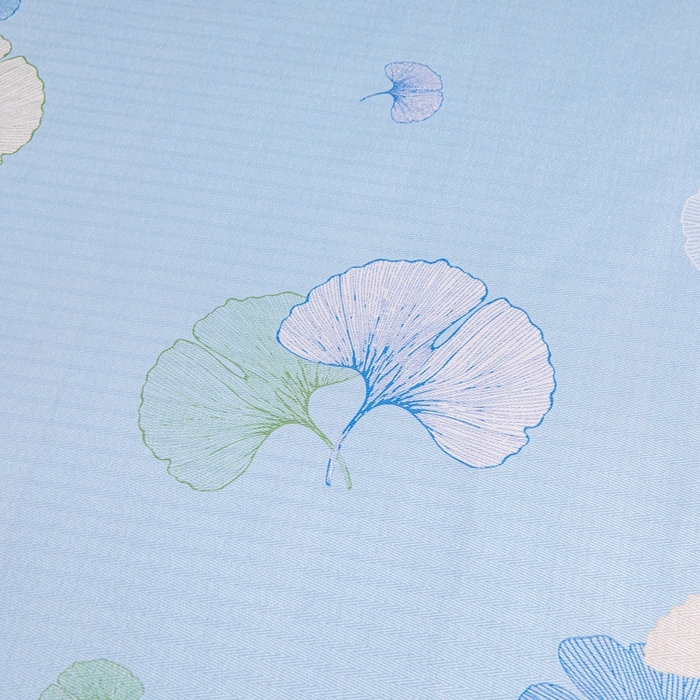 91家纺网 家纺一手货源 找家纺 星窝家纺 2026新款直播电商优选可机洗斜纹提花冰丝凉席三件套 秋韵银杏